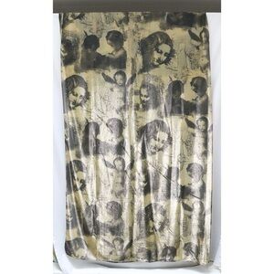 New Tuscany Curtain Panel Mesh Antique Bronze Baroque 72 x 74 in luxury saint